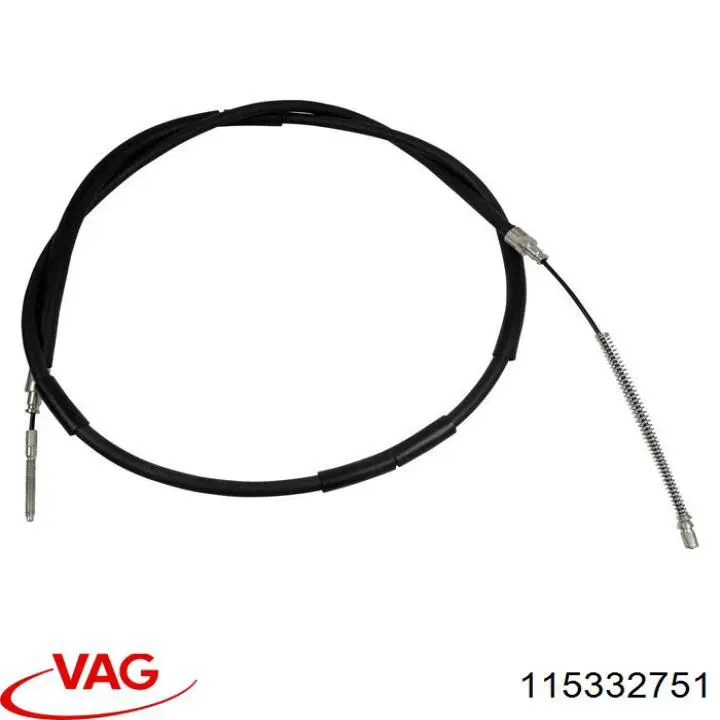 115332751 VAG cable de freno de mano trasero derecho/izquierdo