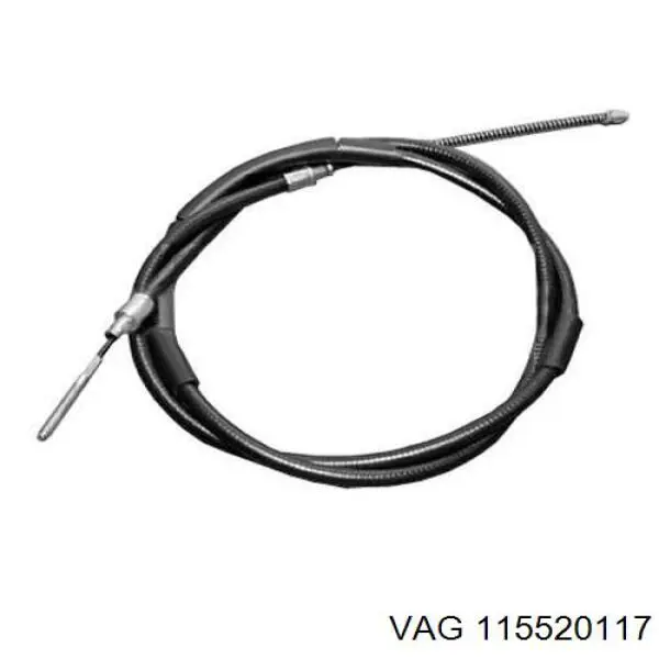 115520117 VAG cable de freno de mano trasero derecho/izquierdo