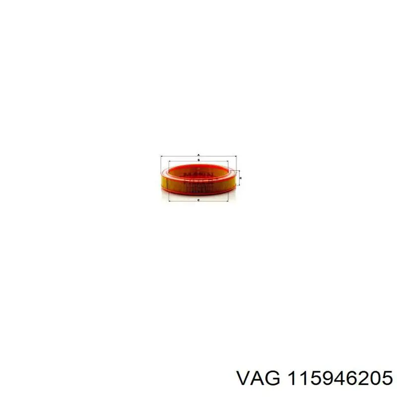 Comprar 115946205 VAG Filtro de aire