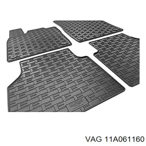 11A061160 VAG Alfombra de maletero