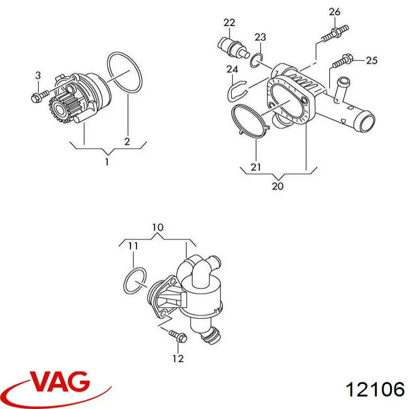  VAG 12106 precio, desde 53,72 EUR