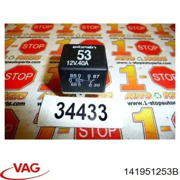 Relé de ventilador VAG 141951253B