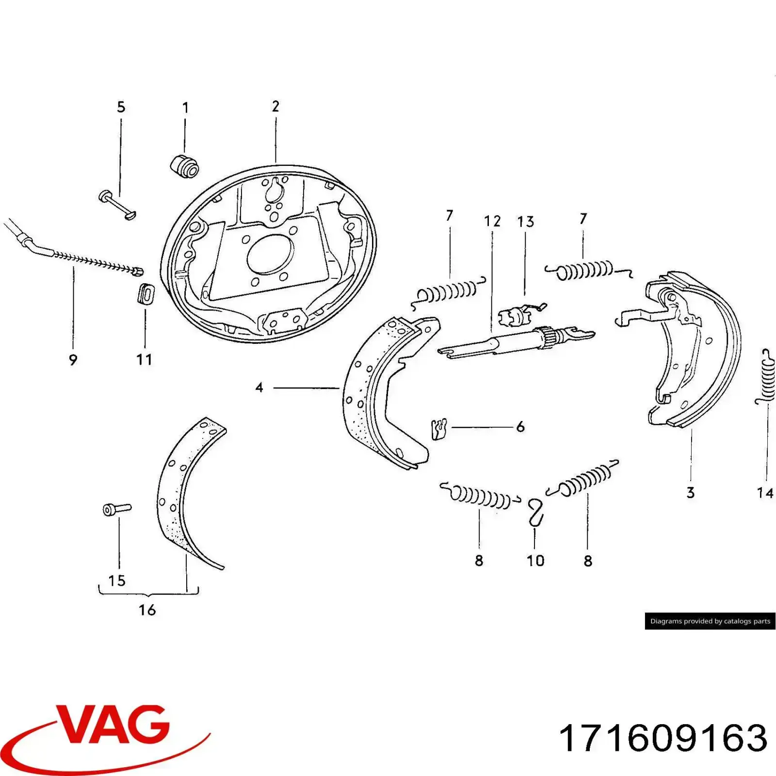  VAG 171609163 precio, desde 1,80 EUR