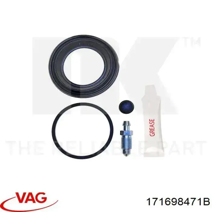 Kit de reparación de pinzas de freno 171698471B VAG