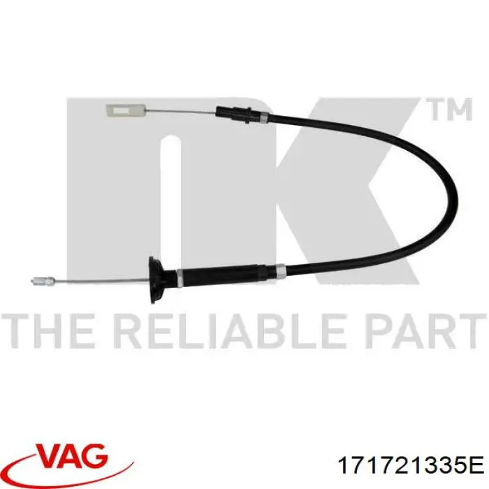 Cable embrague VAG 171721335E