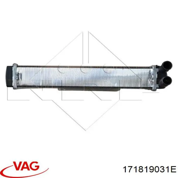 Radiador de calefacción Volkswagen Golf 1 17