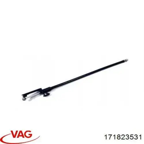 Cable de capó del motor para Volkswagen Golf I 17