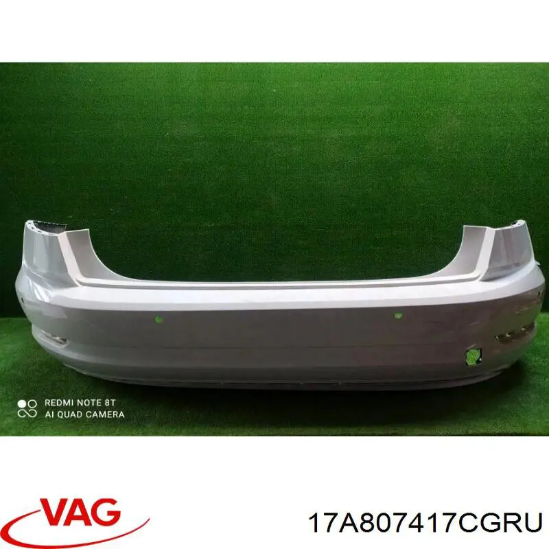 Parachoques trasero 17A807417CGRU VAG