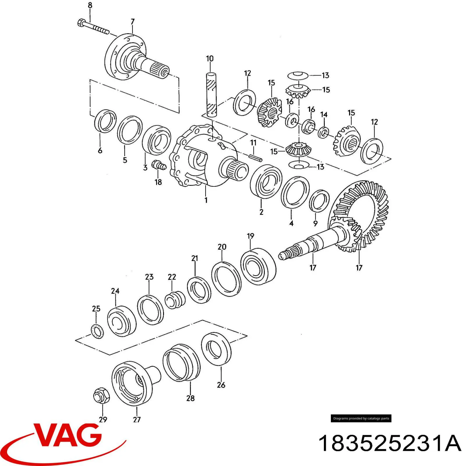  VAG 183525231A precio, desde 9,88 EUR