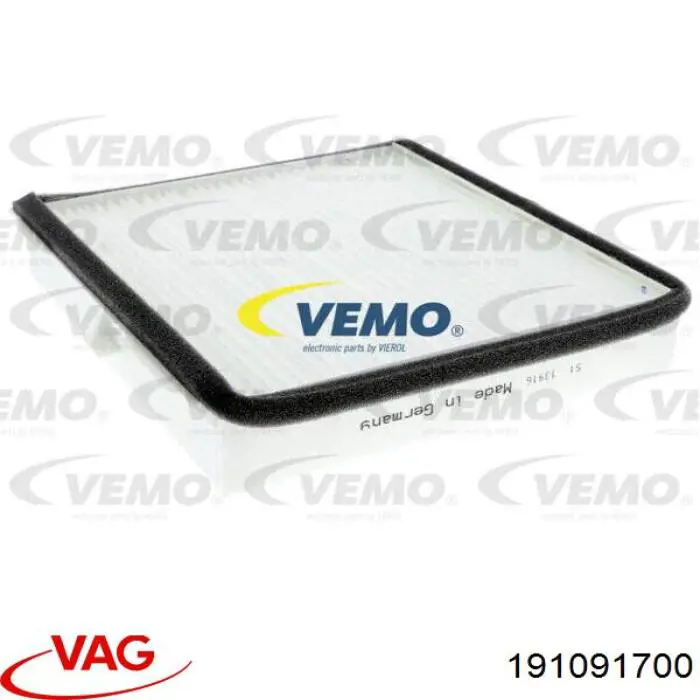Filtro de cabina VAG 191091700 precio, desde 15,20 EUR