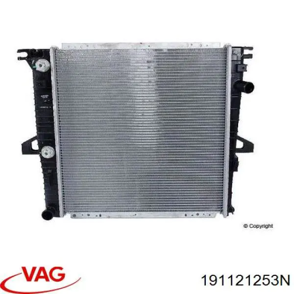 191121253N VAG radiador refrigeración del motor