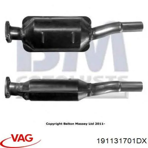 Catalizador VAG 191131701DX precio, desde 193,95 EUR