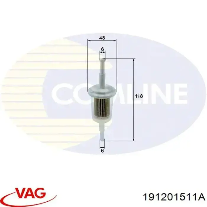 Filtro de combustible 191201511A VAG
