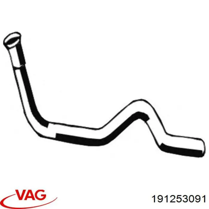Tubo de escape delantero VAG 191253091 precio, desde 89,19 EUR