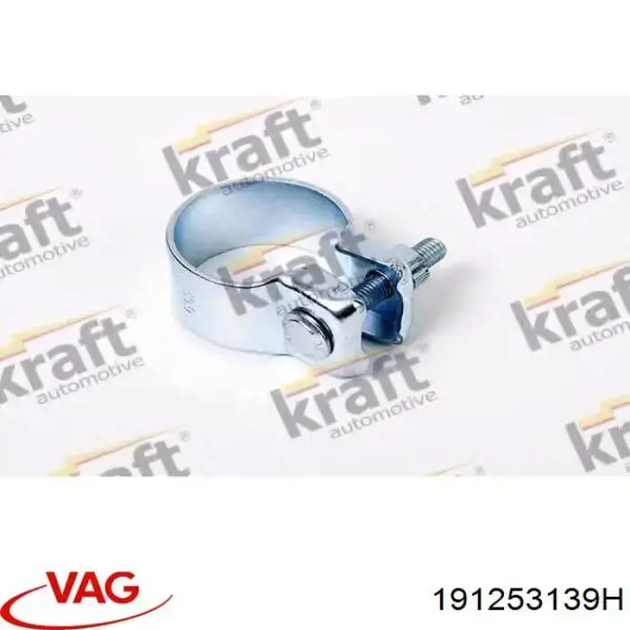 Abrazadera de sujeción delantera 191253139H VAG