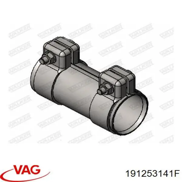 Abrazadera delantera del silenciador VAG 191253141F precio, desde 10,57 EUR