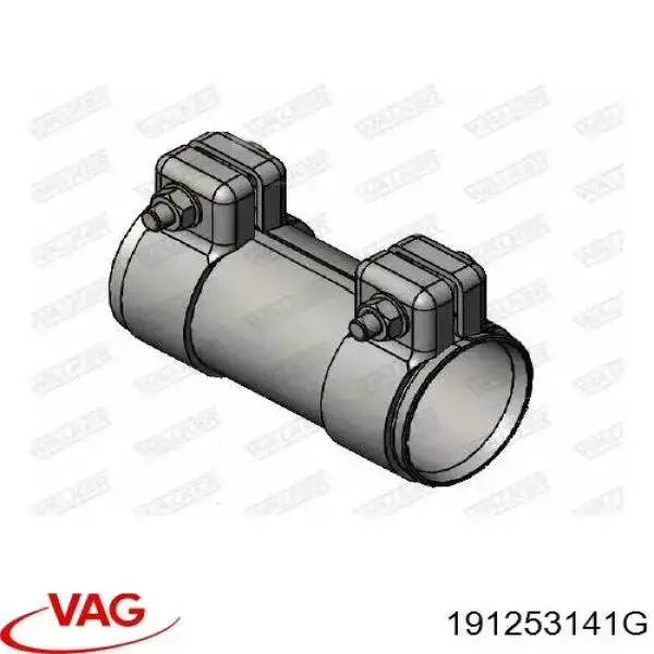 Abrazadera de sujeción delantera 191253141G VAG