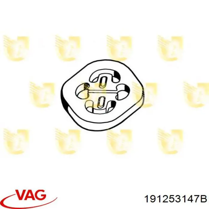 Almohadilla de tope silenciador VAG 191253147B precio, desde 1,33 EUR