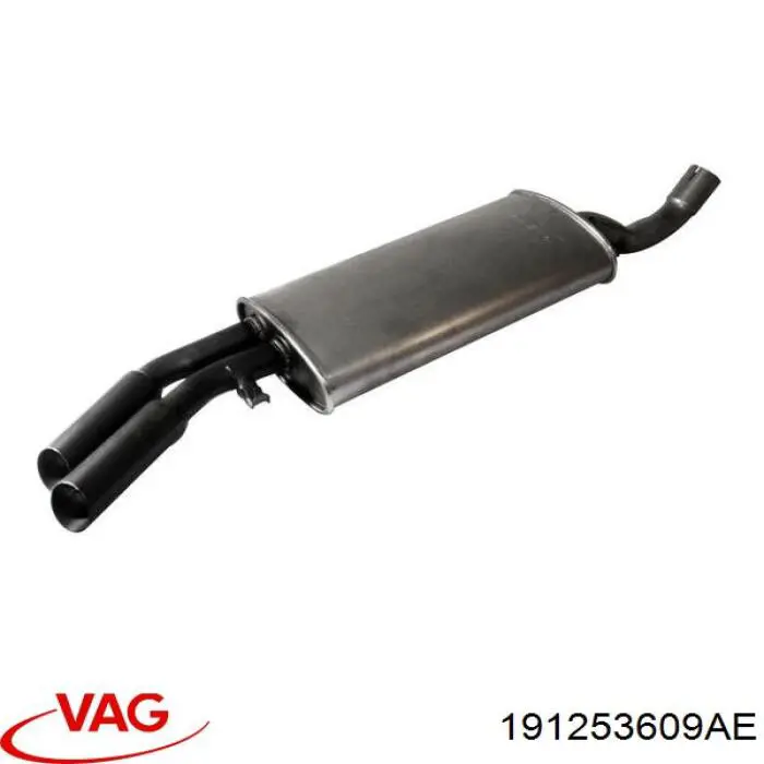 Silenciador trasero VAG 191253609AE precio, desde 89,68 EUR
