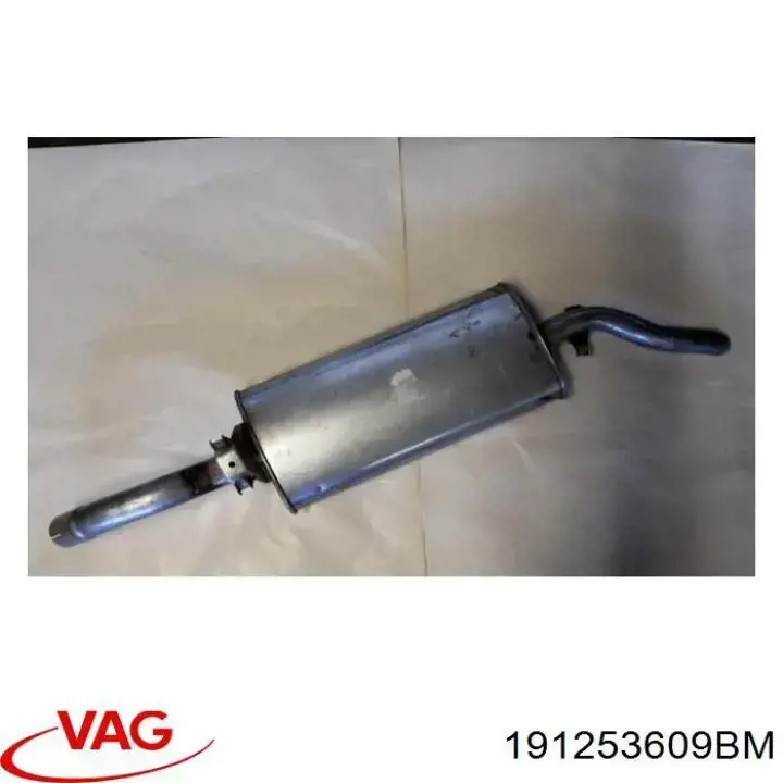 Silenciador trasero VAG 191253609BM precio, desde 89,68 EUR
