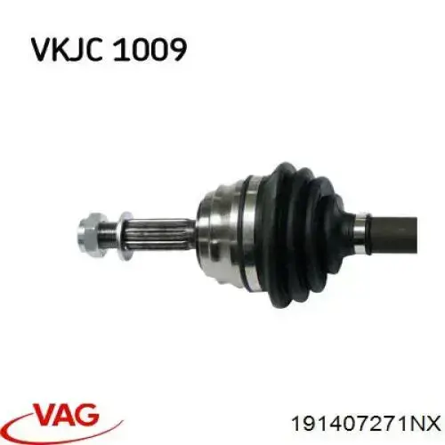 Comprar 191407271NX VAG Semieje delantero izquierdo