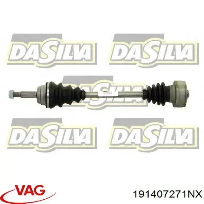 Semieje delantero izquierdo VAG 191407271NX precio, desde 79,29 EUR