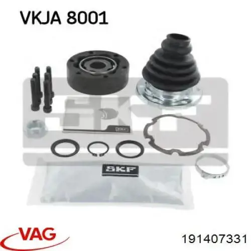 Junta homocinética interna delantera VAG 191407331 precio, desde 34,86 EUR