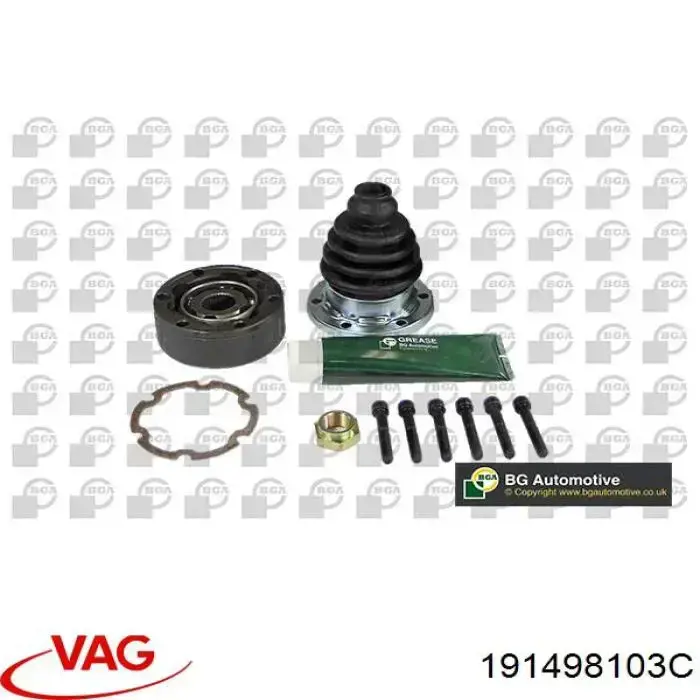 Comprar 191498103C VAG Junta homocinética interna delantera izquierda