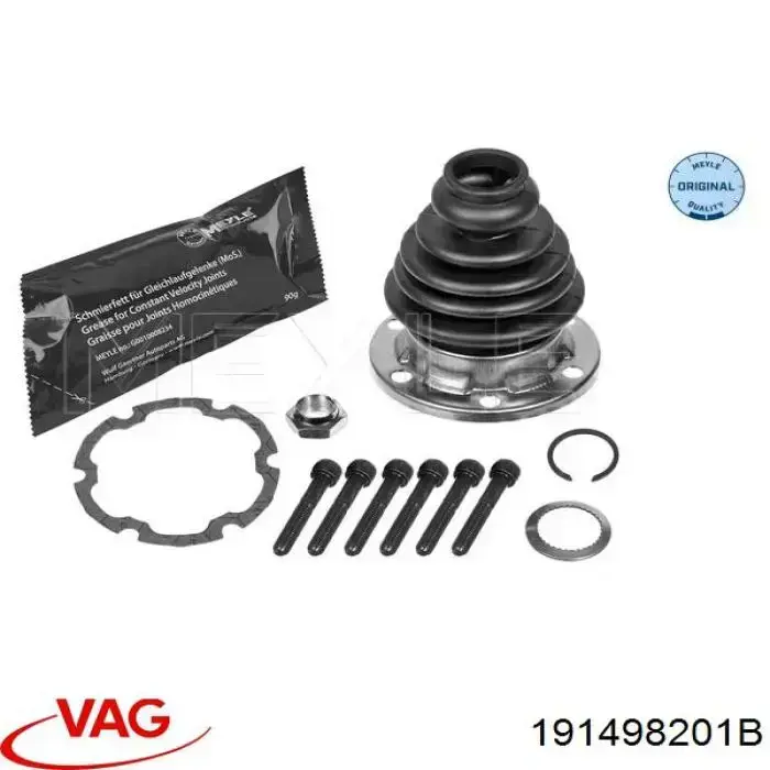 Fuelle transmisión delantero exterior VAG 191498201B precio, desde 8,94 EUR