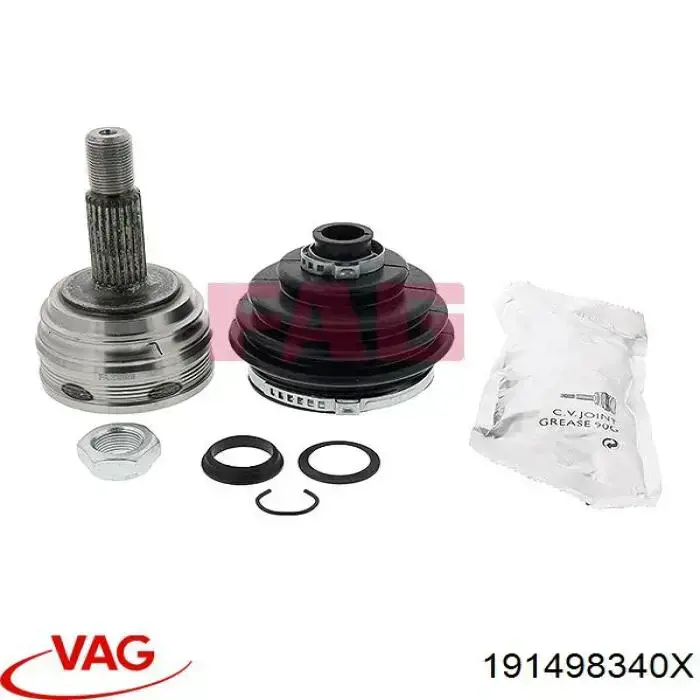 Junta homocinética exterior delantera VAG 191498340X precio, desde 27,77 EUR