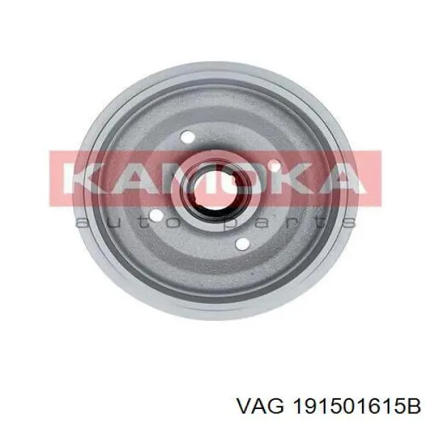 Tambor de freno trasero 191501615B VAG