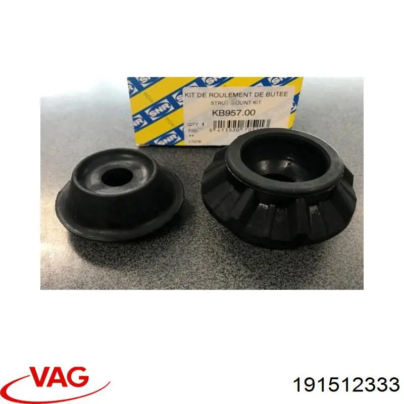 191512333 VAG Soporte amortiguador trasero
