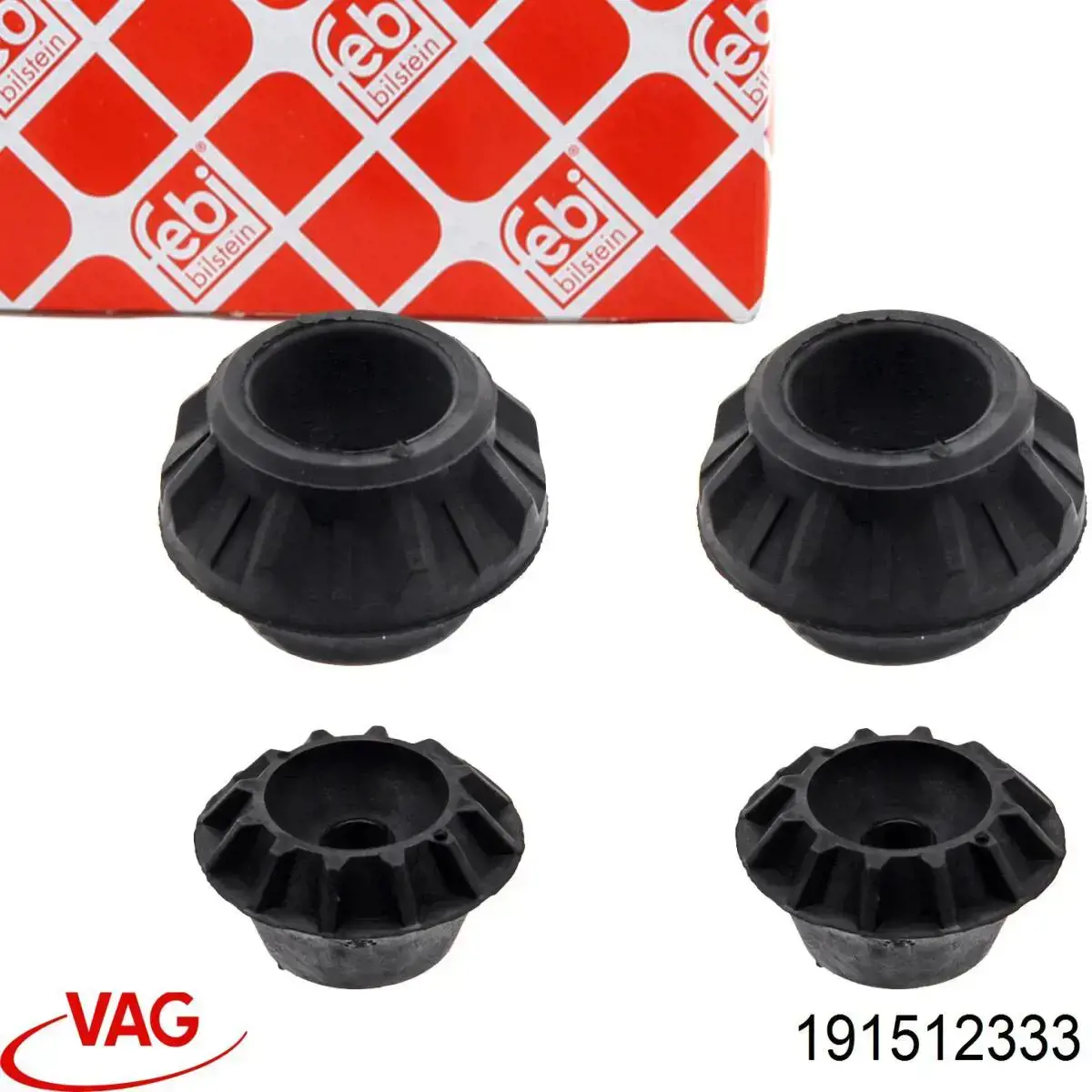 Cazoleta de amortiguador trasero VAG 191512333 precio, desde 3,16 EUR