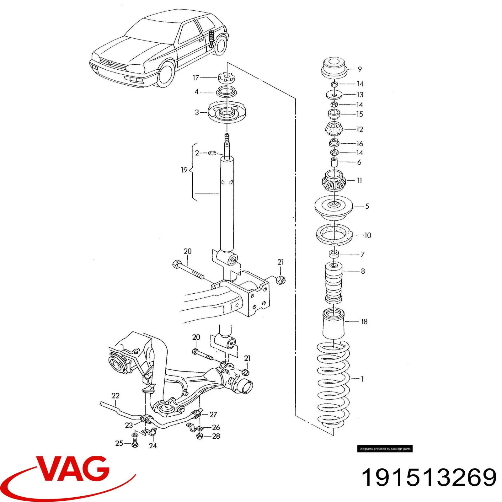 Comprar 191513269 VAG 