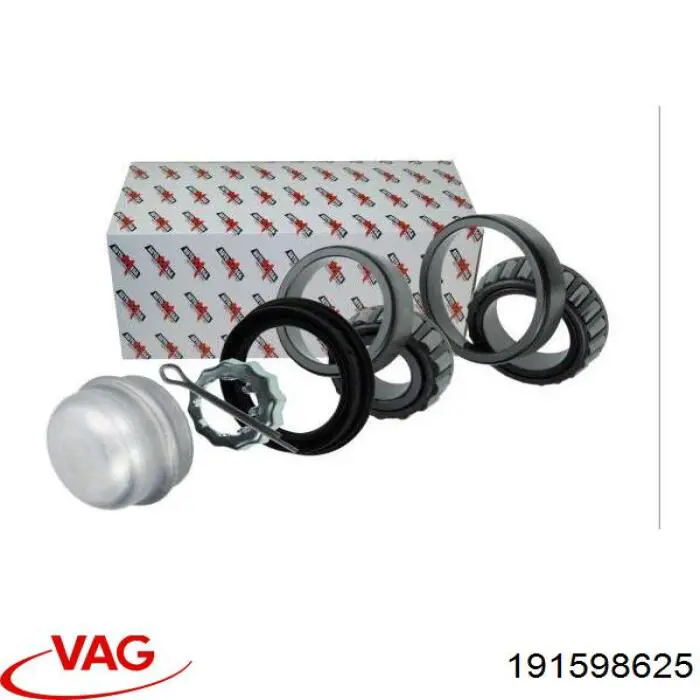 Cojinete de rueda trasero Volkswagen Jetta 2 19E, 1G2, 165, 167