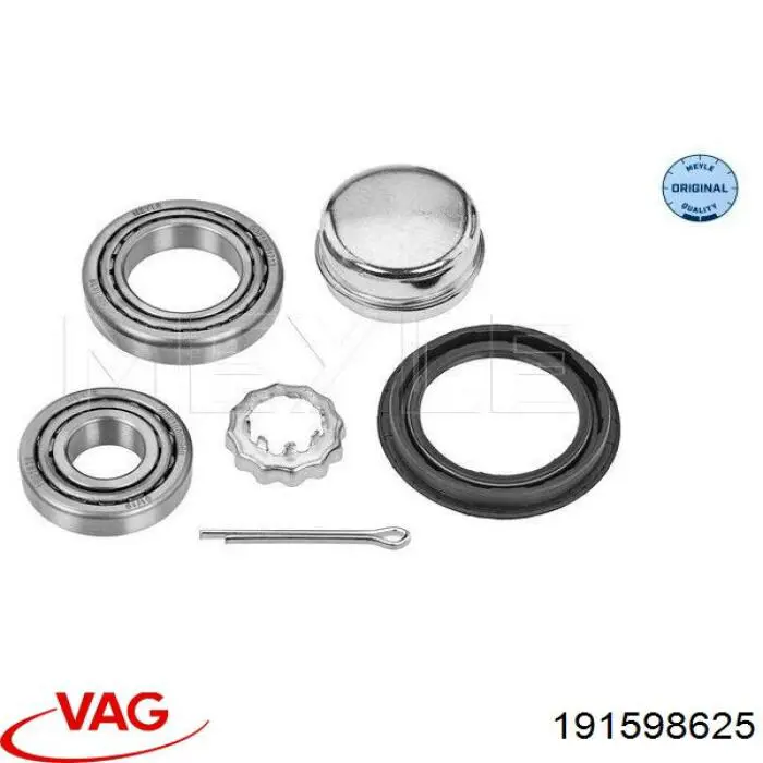 Cojinete de rueda trasero Volkswagen Jetta 2 19E, 1G2, 165, 167