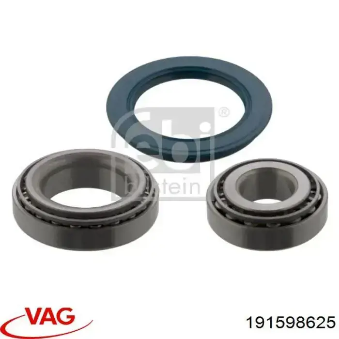 Cojinete de rueda trasero Volkswagen Jetta 2 19E, 1G2, 165, 167