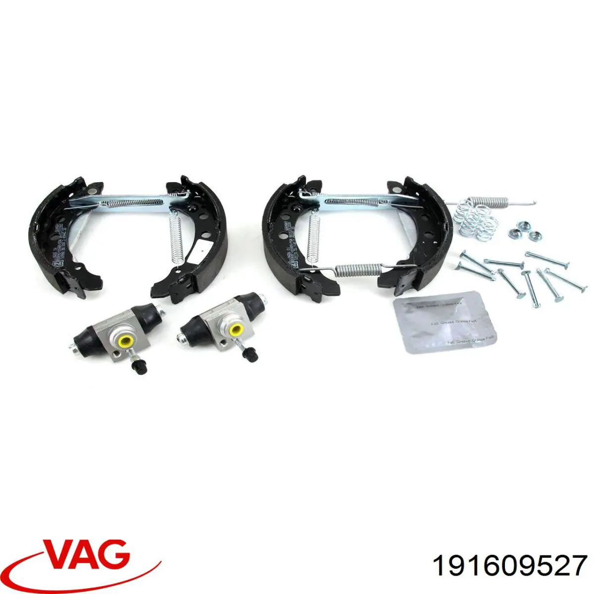 Zapatas de freno de tambor traseras VAG 191609527 precio, desde 16,92 EUR