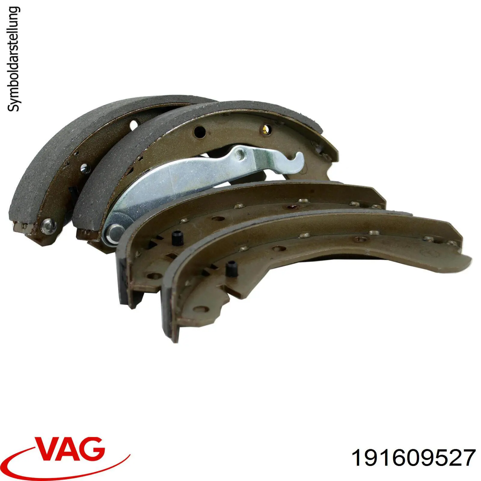 Zapatas de freno 191609527 VAG