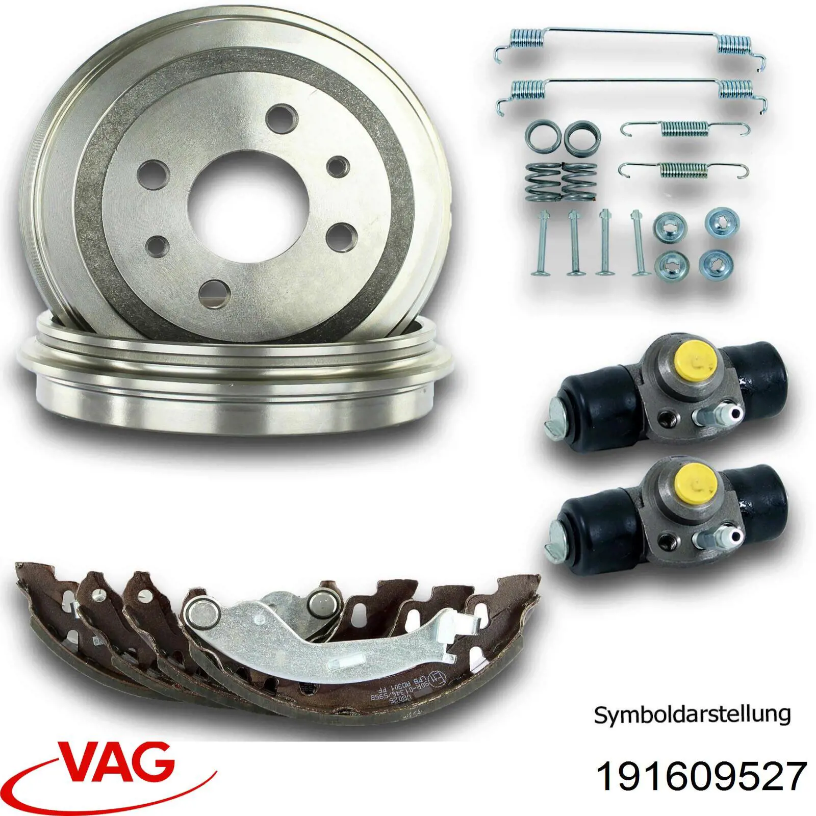 Comprar 191609527 VAG Zapatas de freno