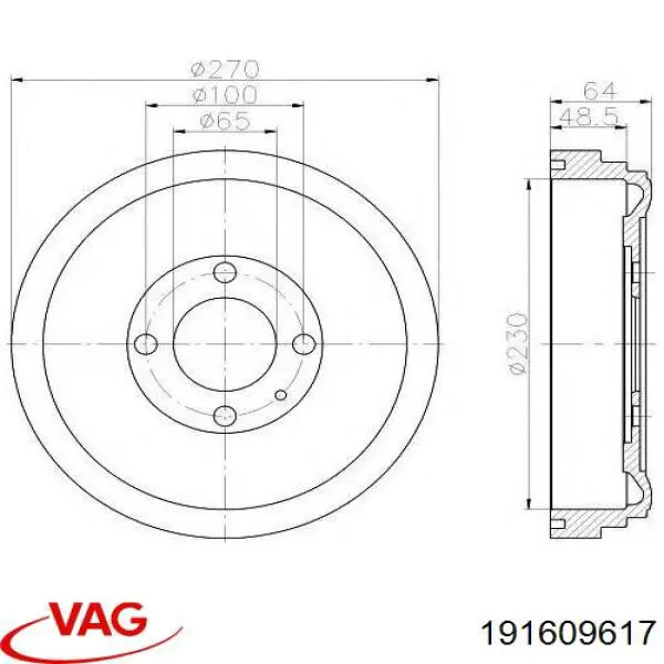Disco de freno trasero Jaguar X-type CF1