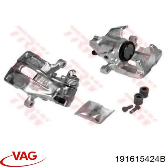 Comprar 191615424B VAG Pinza de freno trasera derecha