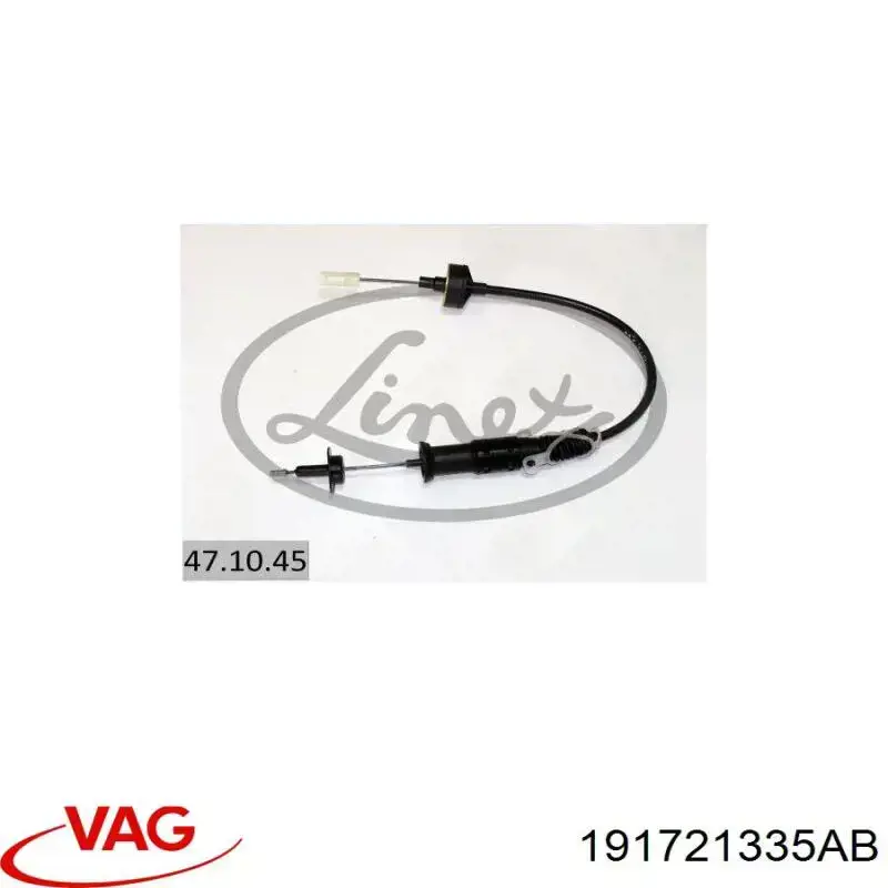Cable de embrague 191721335AB VAG