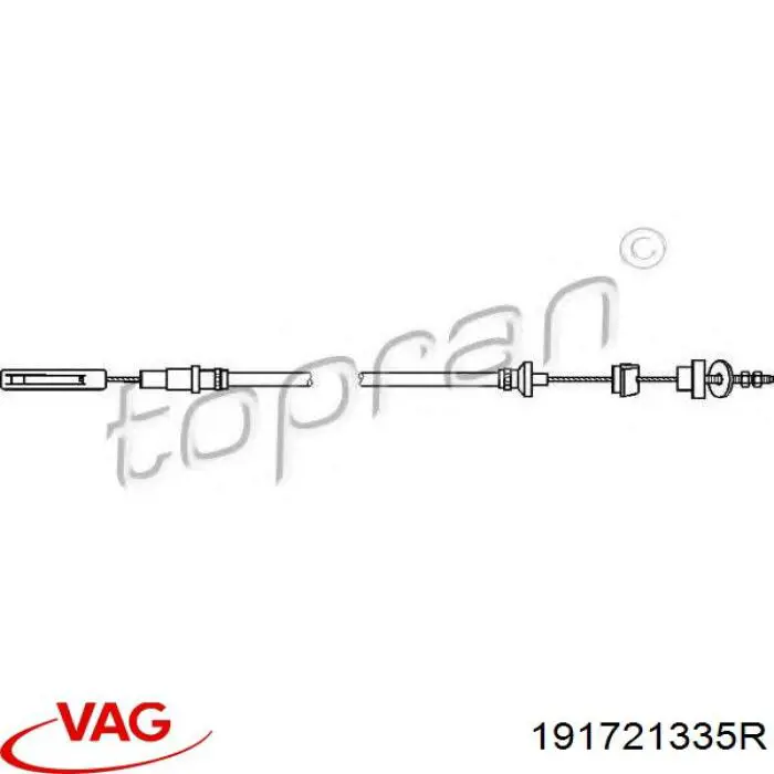 Cable de embrague VAG 191721335R precio, desde 9,91 EUR