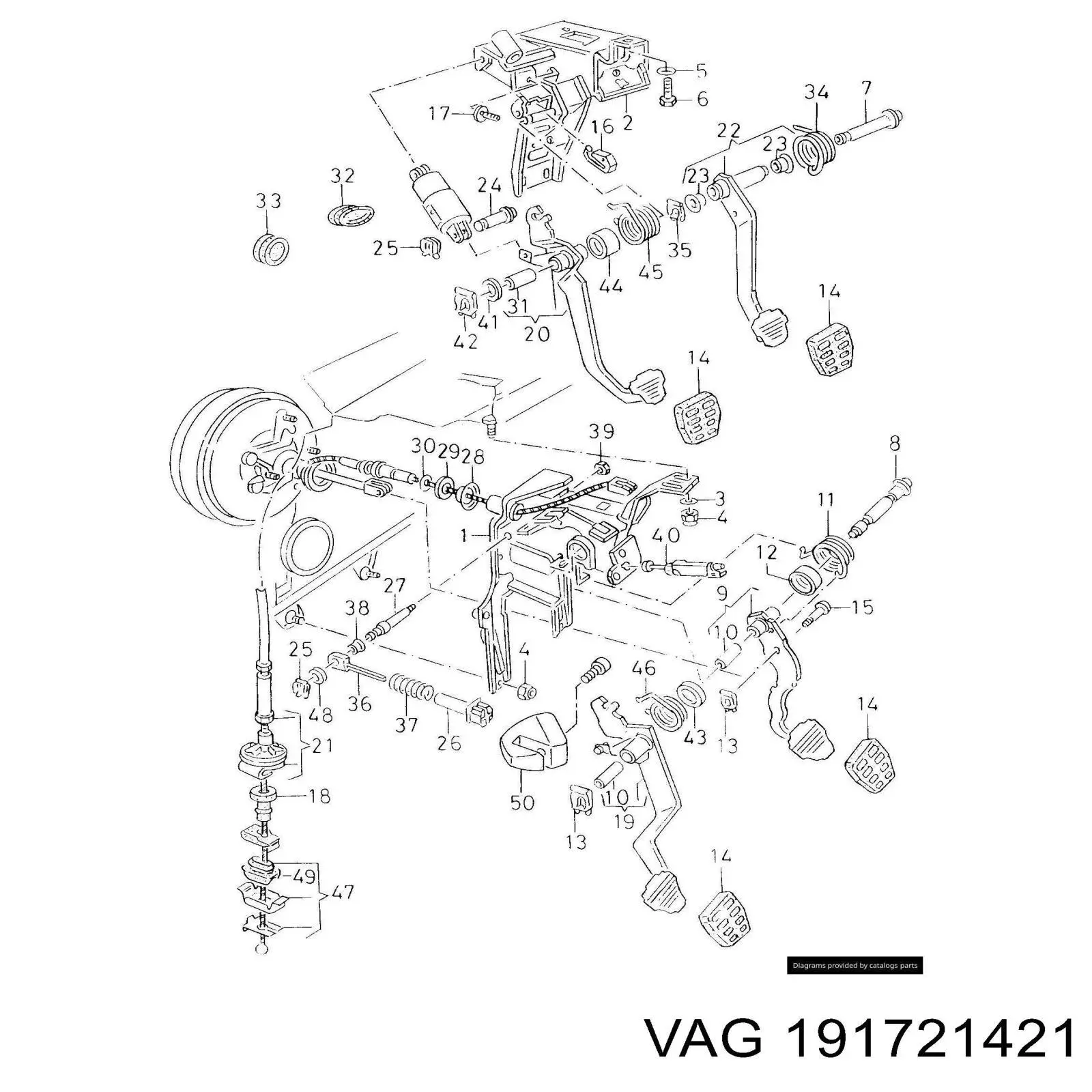  VAG 191721421 precio, desde  EUR