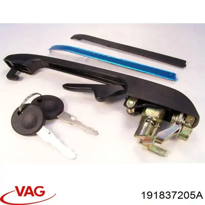 Manija exterior izquierda de puerta delantera VAG 191837205A precio, desde 9,38 EUR