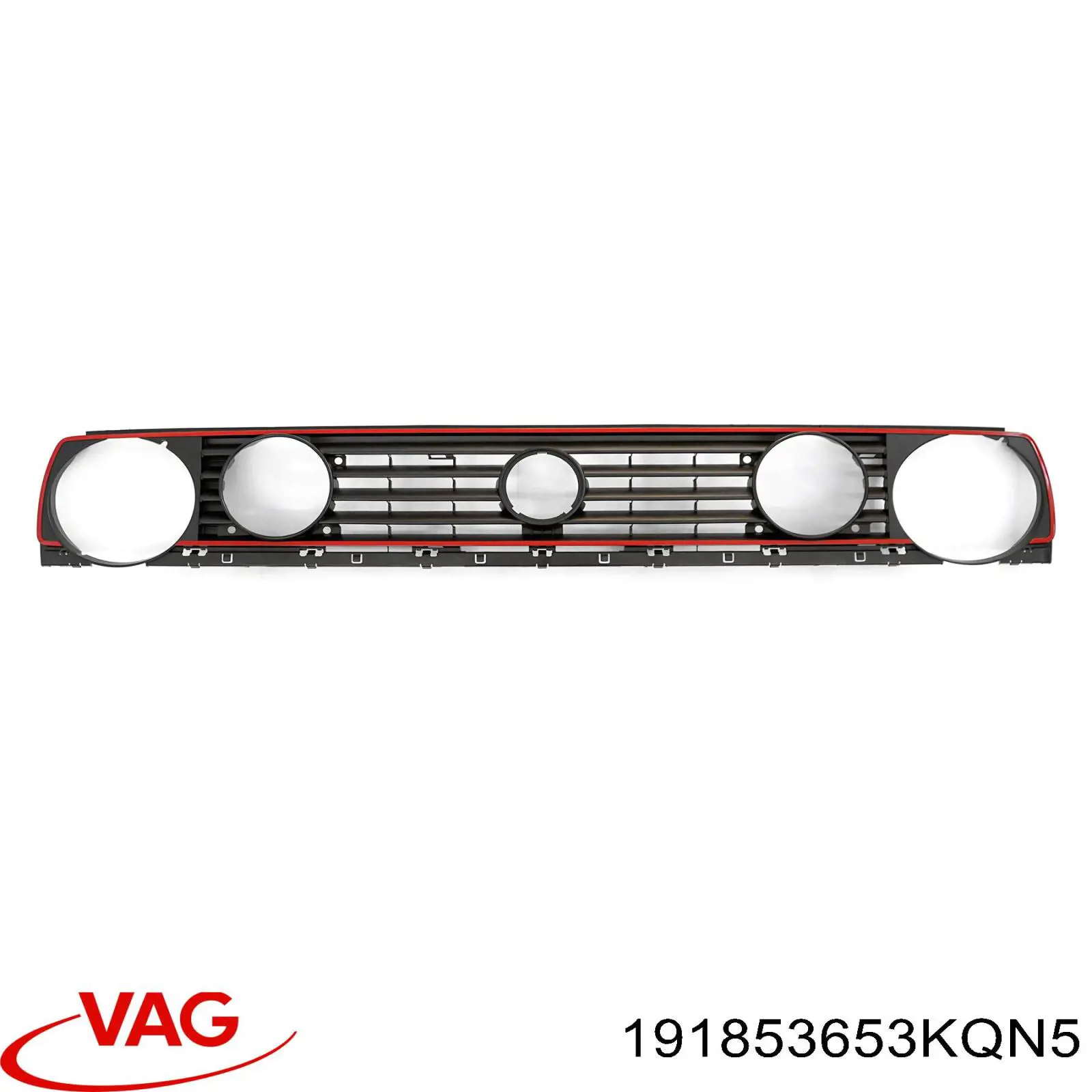 Rejilla delantera VAG 191853653KQN5 precio, desde 109,09 USD