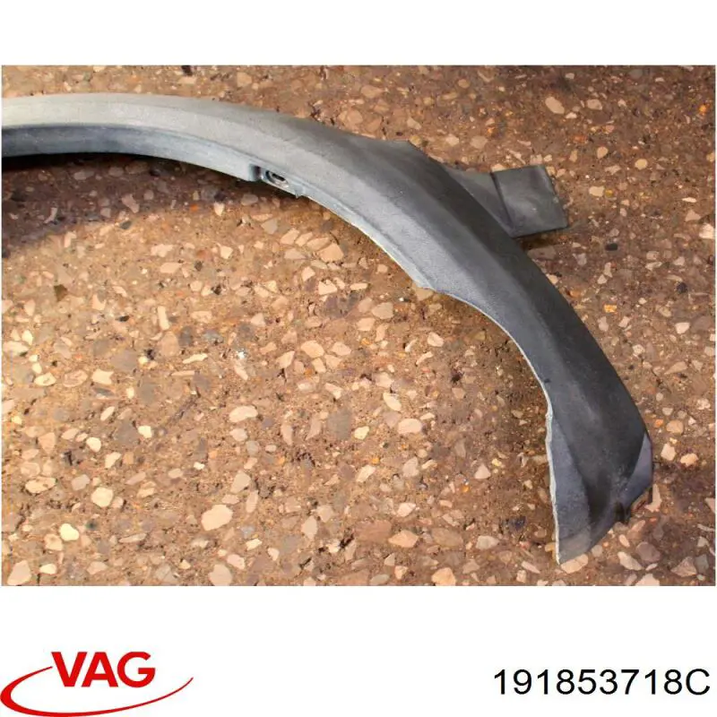 Cubierta del paso de rueda, delantero derecho VAG 191853817C