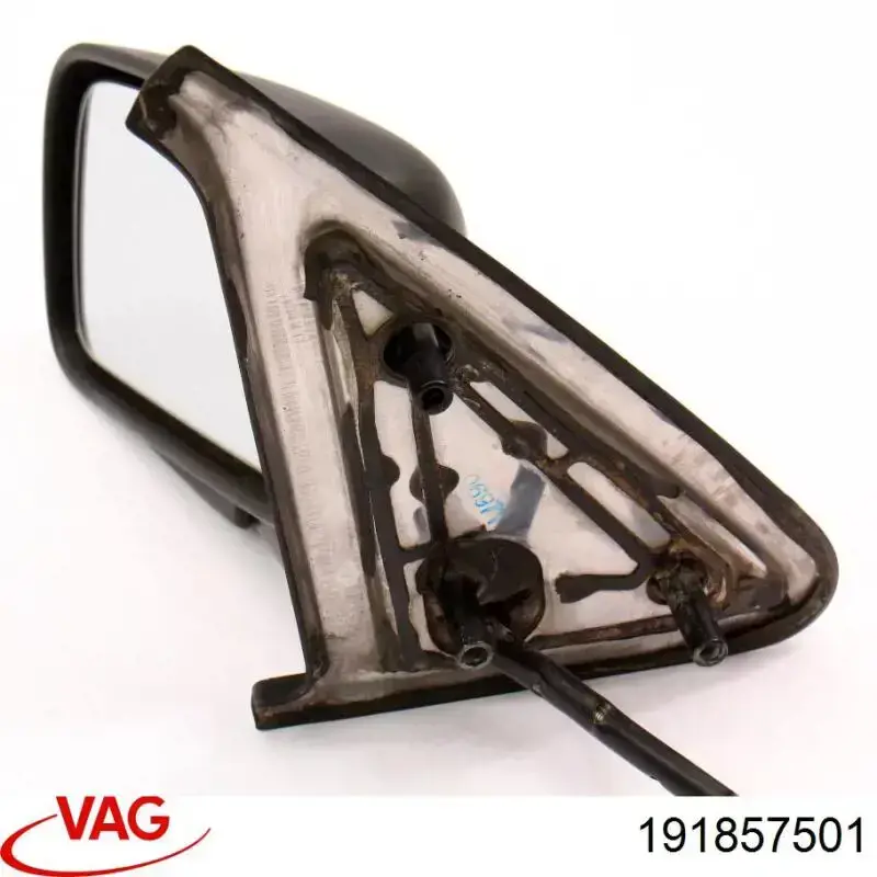 Espejo de retrovisor izquierdo 191857501 VAG