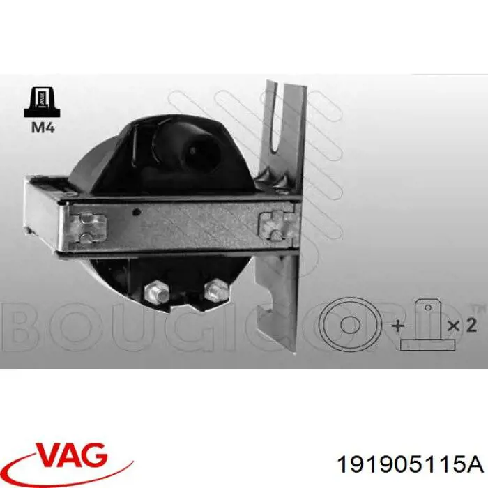 Bobina de chispa VAG 191905115A precio, desde 52,03 EUR